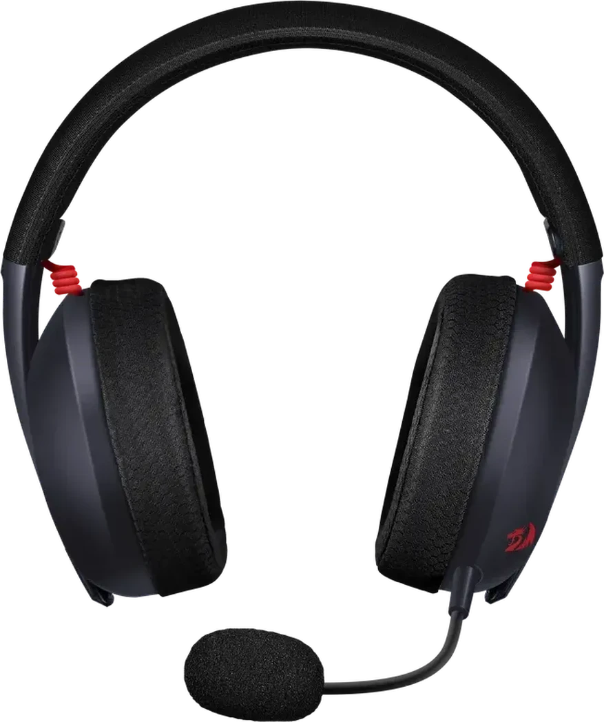 Наушники-гарнитура игровые беспроводные Redragon Ire Pro белый+синий — 4