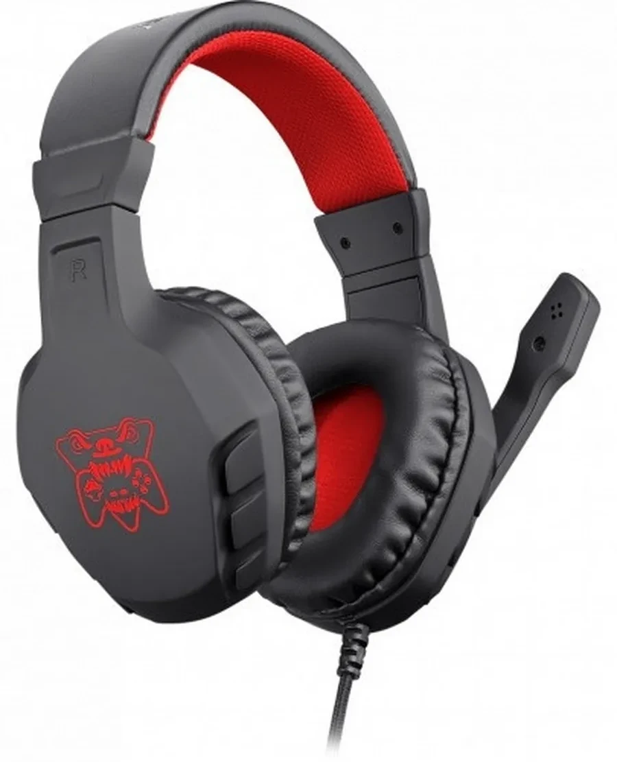 Наушники-гарнитура игровые Defender Сujo черный+красный — 3