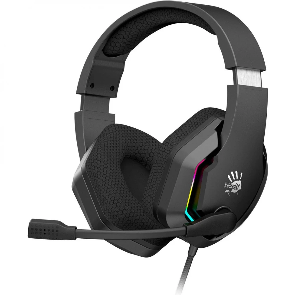 Гарнитура A4Tech Bloody G260P, 20Hz-20kHz, 16 Om, 100dB, mic 100Hz-10kHz, -42 dB, 2m, LED, Black — 5