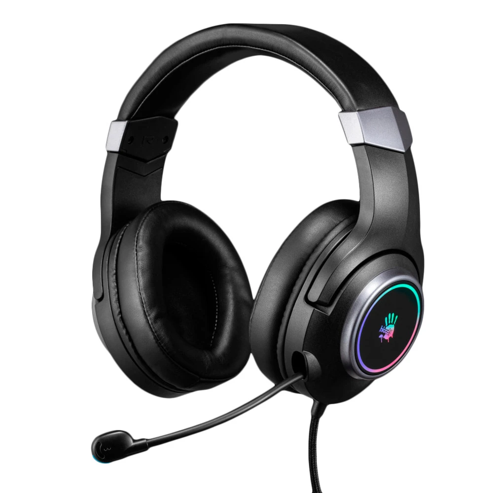 Гарнитура A4Tech Bloody G350, 20Hz-20kHz, 16 Om, 105dB, mic 100Hz-10kHz, -44 dB, 2m, USB, Black — 4