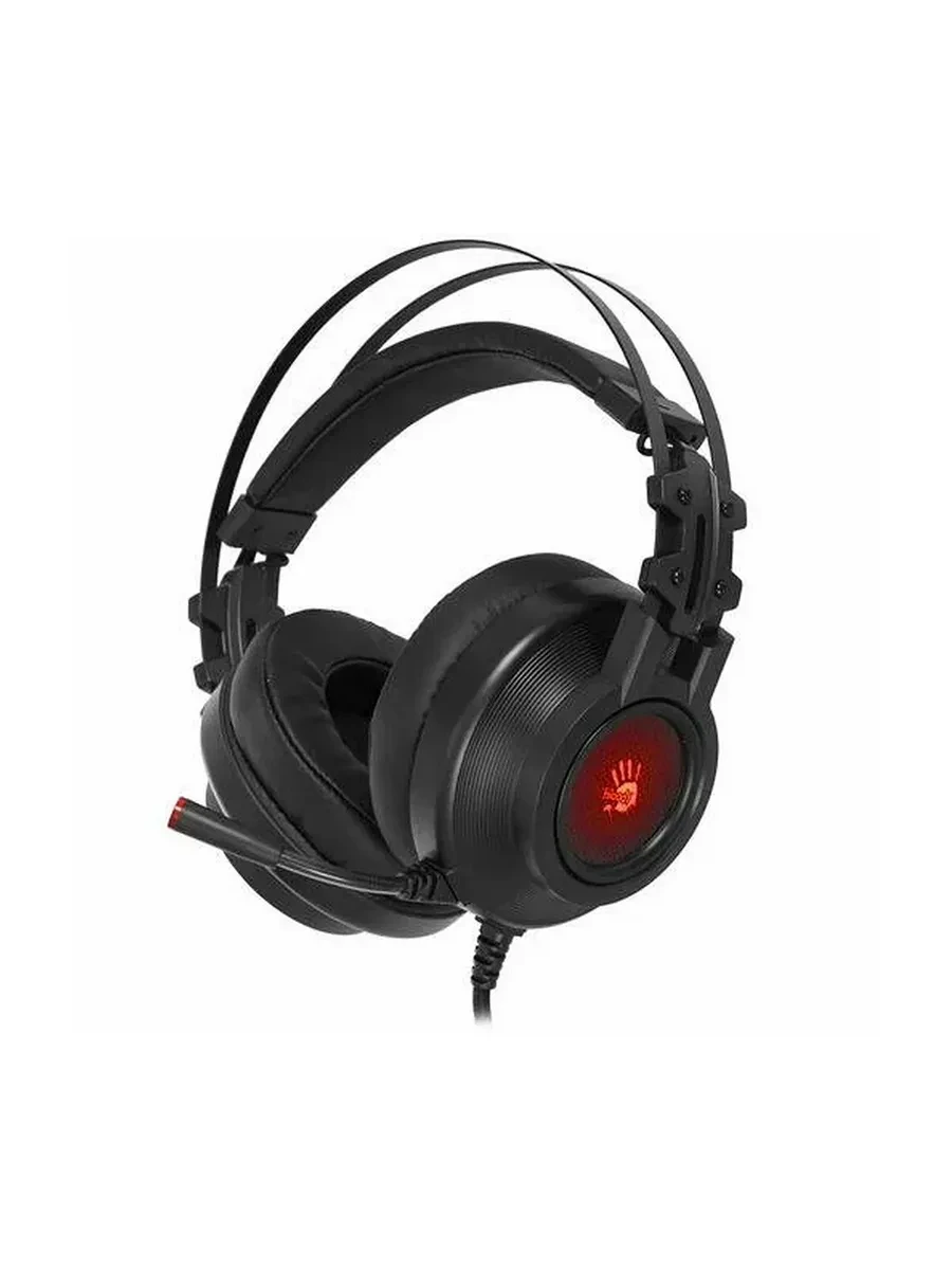 Гарнитура A4Tech Bloody G525, 20Hz-20kHz, 16 Om, 105dB, mic 100Hz-10kHz, 2m, LED, USB, Black — 2