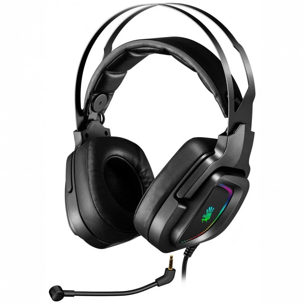 Гарнитура A4Tech Bloody G570, 20Hz-20kHz, 16 Om, 105dB, mic 100Hz-10kHz, -44 dB, 2m, USB, Black-Grey — 4