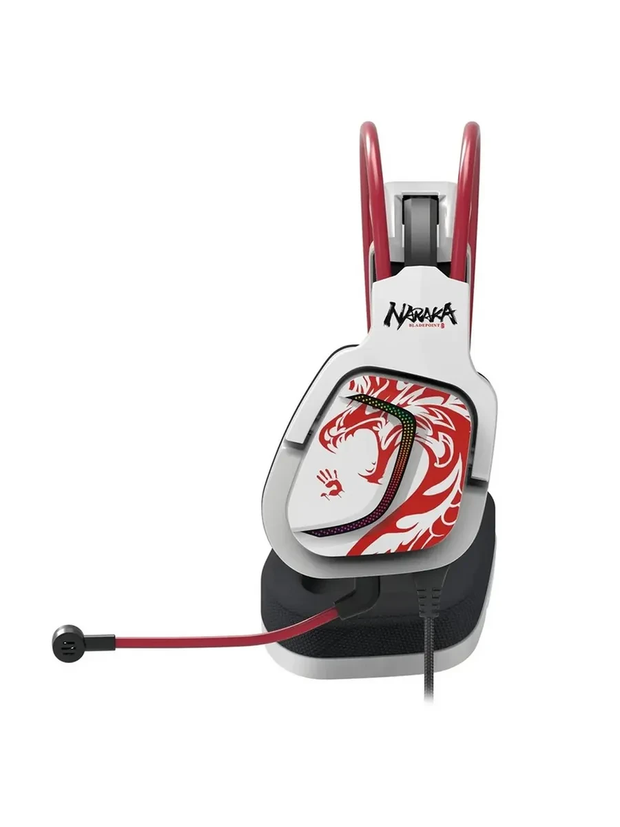 Гарнитура A4Tech Bloody G575, 20Hz-20kHz, 16 Om, 105dB, mic100Hz-10kHz, -44 dB, 2m, USB, LED, Naraka — 2