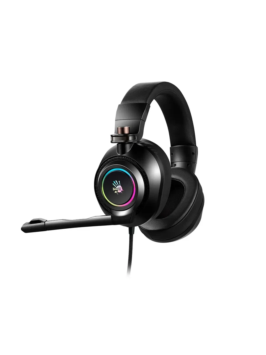 Гарнитура A4Tech Bloody G580, 20Hz-20kHz, 16 Om, 105dB, mic 100Hz-10kHz, -44 dB, 2m, USB, Black — 2