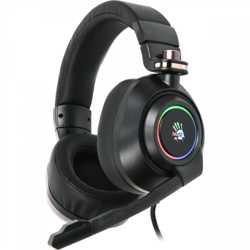 Гарнитура A4Tech Bloody G580, 20Hz-20kHz, 16 Om, 105dB, mic 100Hz-10kHz, -44 dB, 2m, USB, Black — 5