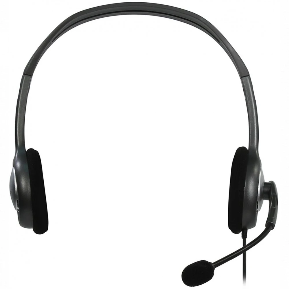 Гарнитура Logitech H111, 20Hz-20kHz, 32 Ом, 100dB, mic 100Hz-16kHz, 2.35m, Grey — 4