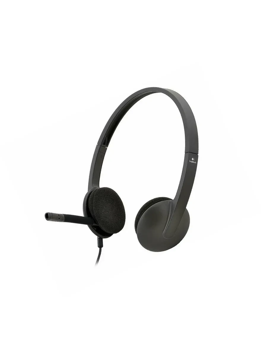 Гарнитура Logitech H340, 20Hz-20kHz, 20 Om, 115 dB, mic 100Hz-10kHz, 1.8m, USB, Black — 2