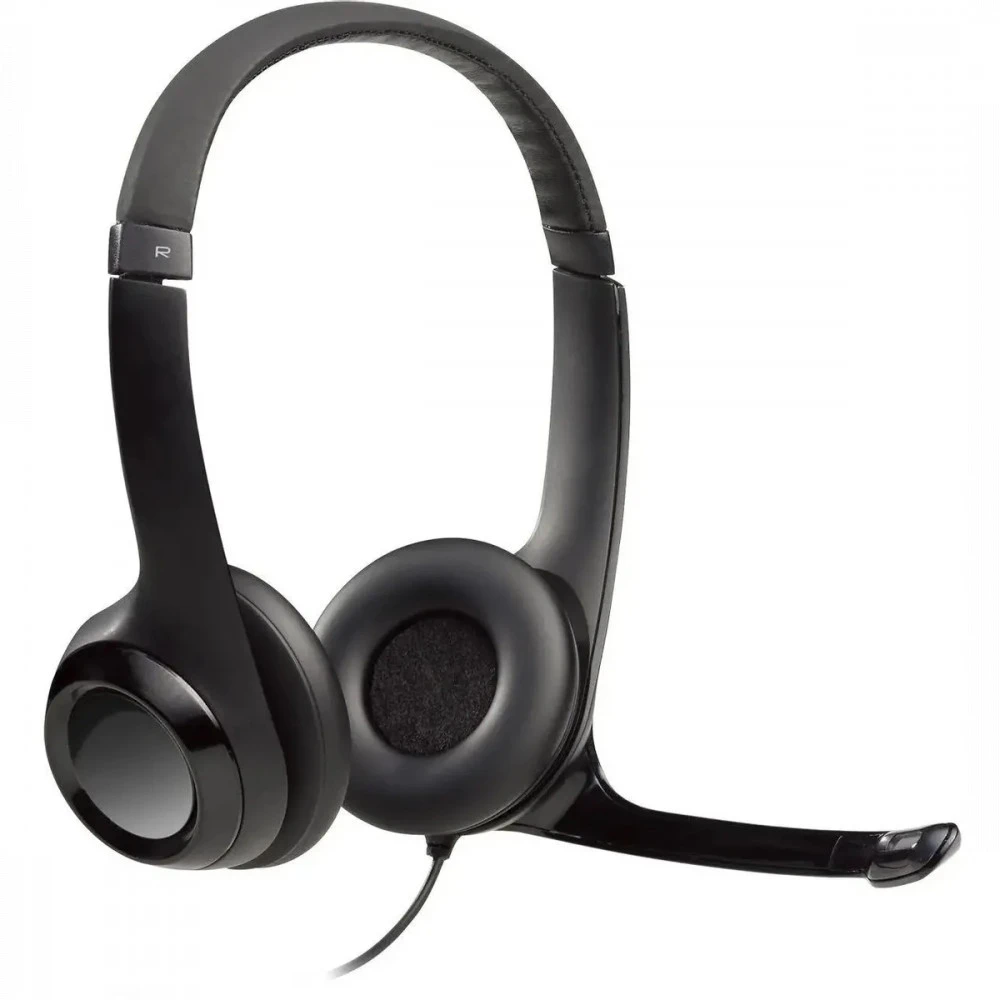 Гарнитура Logitech H390, 20Hz-20kHz, 32 Ом, 94dB, mic 100Hz-10kHz, 2.33m, USB — 4