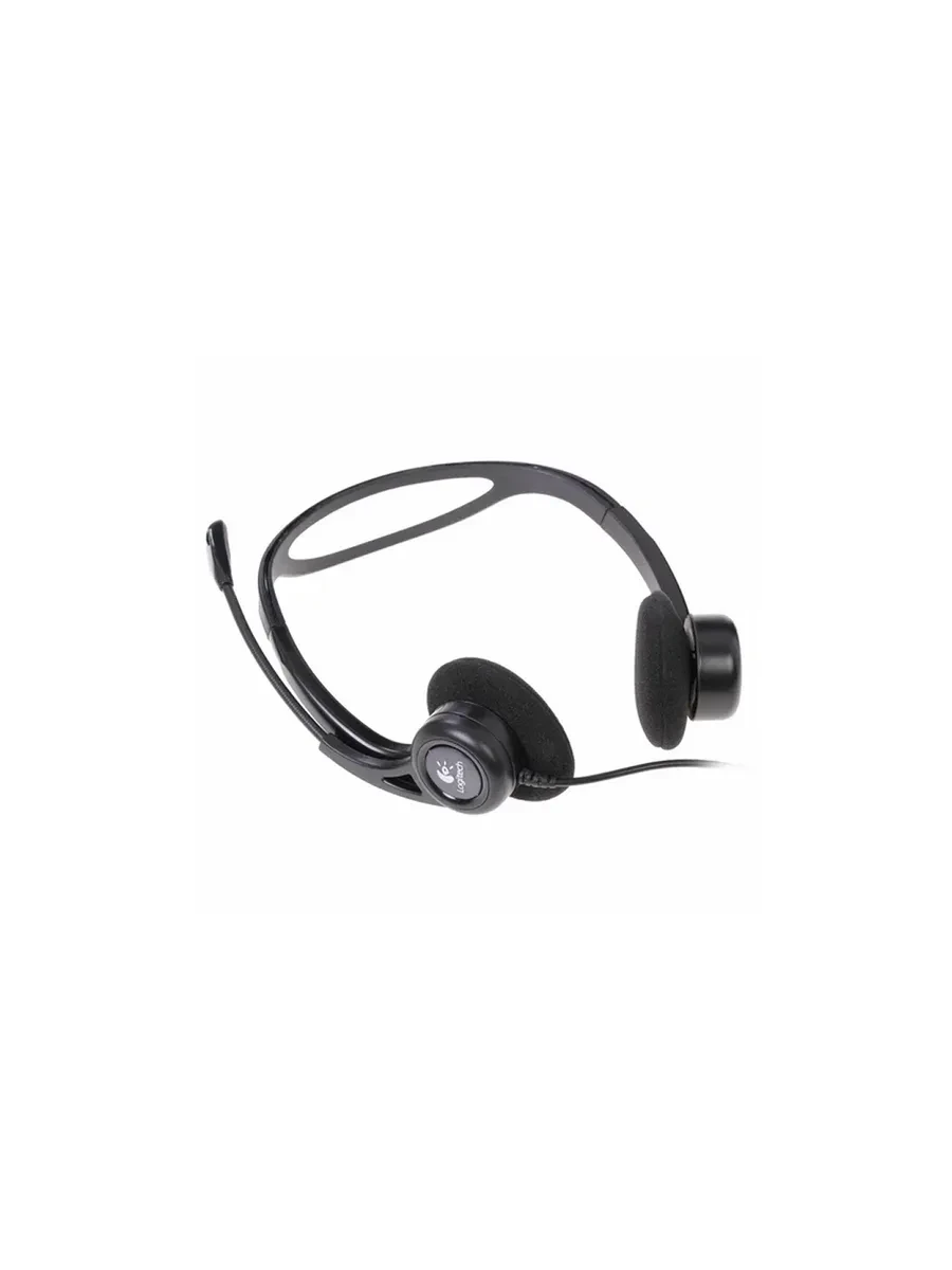 Гарнитура Logitech PC Headset 960, 20Hz-20kHz, mic 100Hz-6kHz, 2.4m, USB, Black — 2