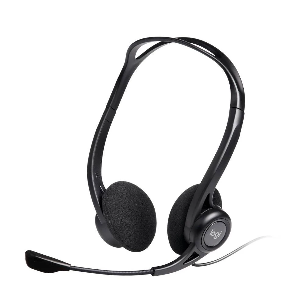 Гарнитура Logitech PC Headset 960, 20Hz-20kHz, mic 100Hz-6kHz, 2.4m, USB, Black — 3