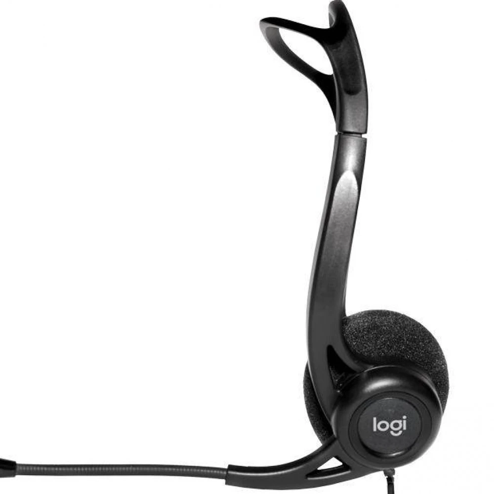 Гарнитура Logitech PC Headset 960, 20Hz-20kHz, mic 100Hz-6kHz, 2.4m, USB, Black — 4
