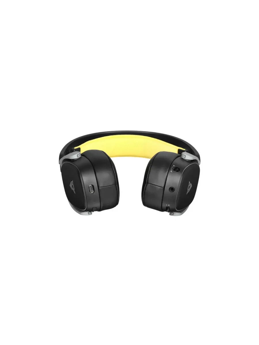 Bluetooth гарнитура Ajazz AHM09 Max, 20Hz-20kHz, 111dB, BT5.4, 2.4G, 1.2m, Black-Grey-Yellow — 3