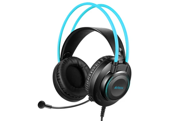 Гарнитура A4Tech Fstyler FH200U, 20Hz-20kHz, 16 Om, 100dB, mic 100Hz-10kHz, 2m, USB, Grey