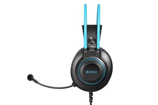 Гарнитура A4Tech Fstyler FH200U, 20Hz-20kHz, 16 Om, 100dB, mic 100Hz-10kHz, 2m, USB, Grey — 2