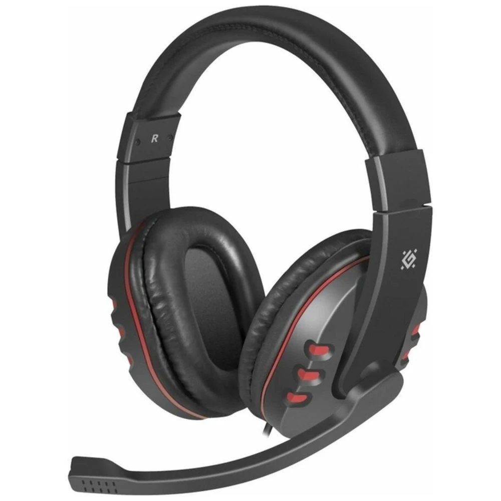 Гарнитура Defender Warhead G-160, 20Hz-20kHz, 32 Om, 106 dB, mic 20Hz-16kHz, 54 dB, Black — 2