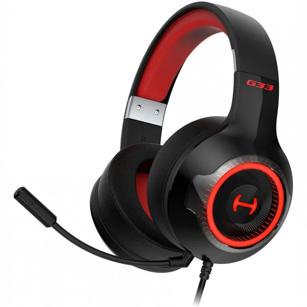 Гарнитура Edifier G33, 20Hz-20kHz, 32 Om, 100dB, 2.5m, USB, RGB, Black