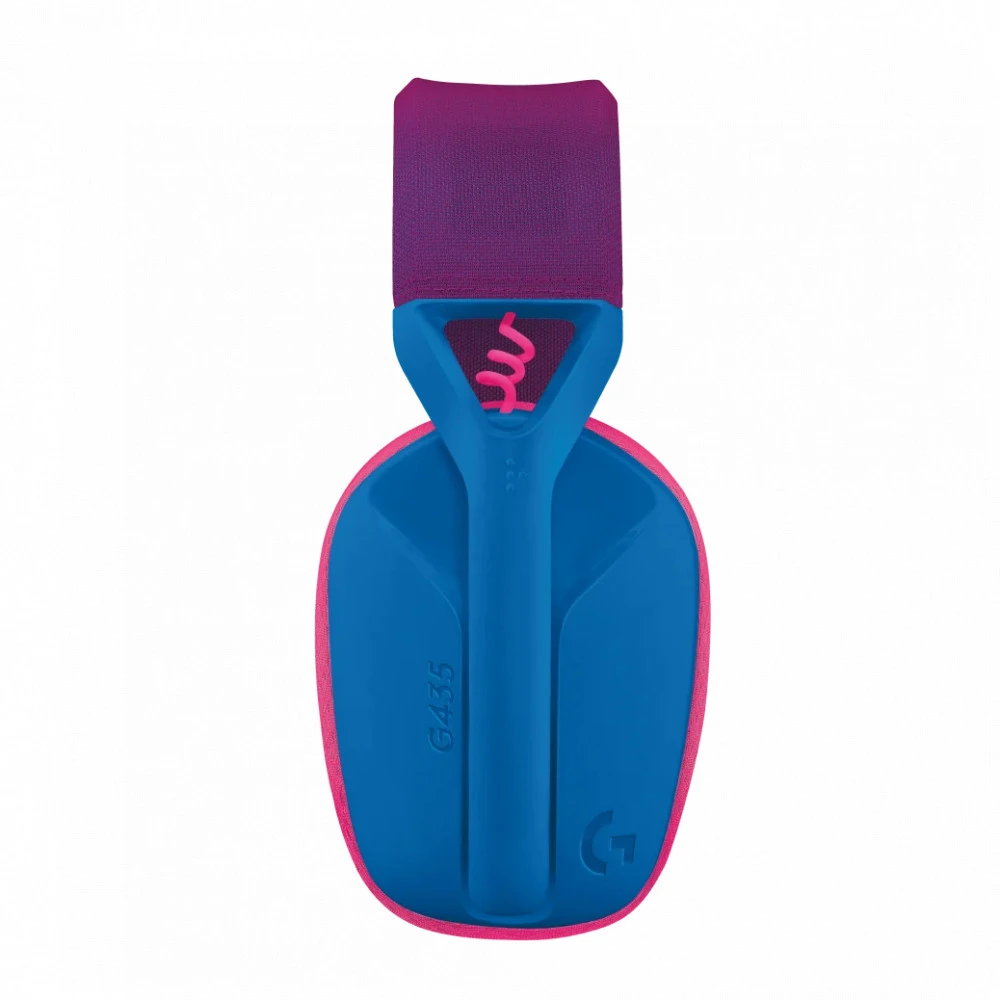 Bluetooth гарнитура Logitech G435, 20Hz-20kHz, 45 Om, 83.1 dB, mic 100Hz-8kHz, BT, LightSpeed, Blue — 3