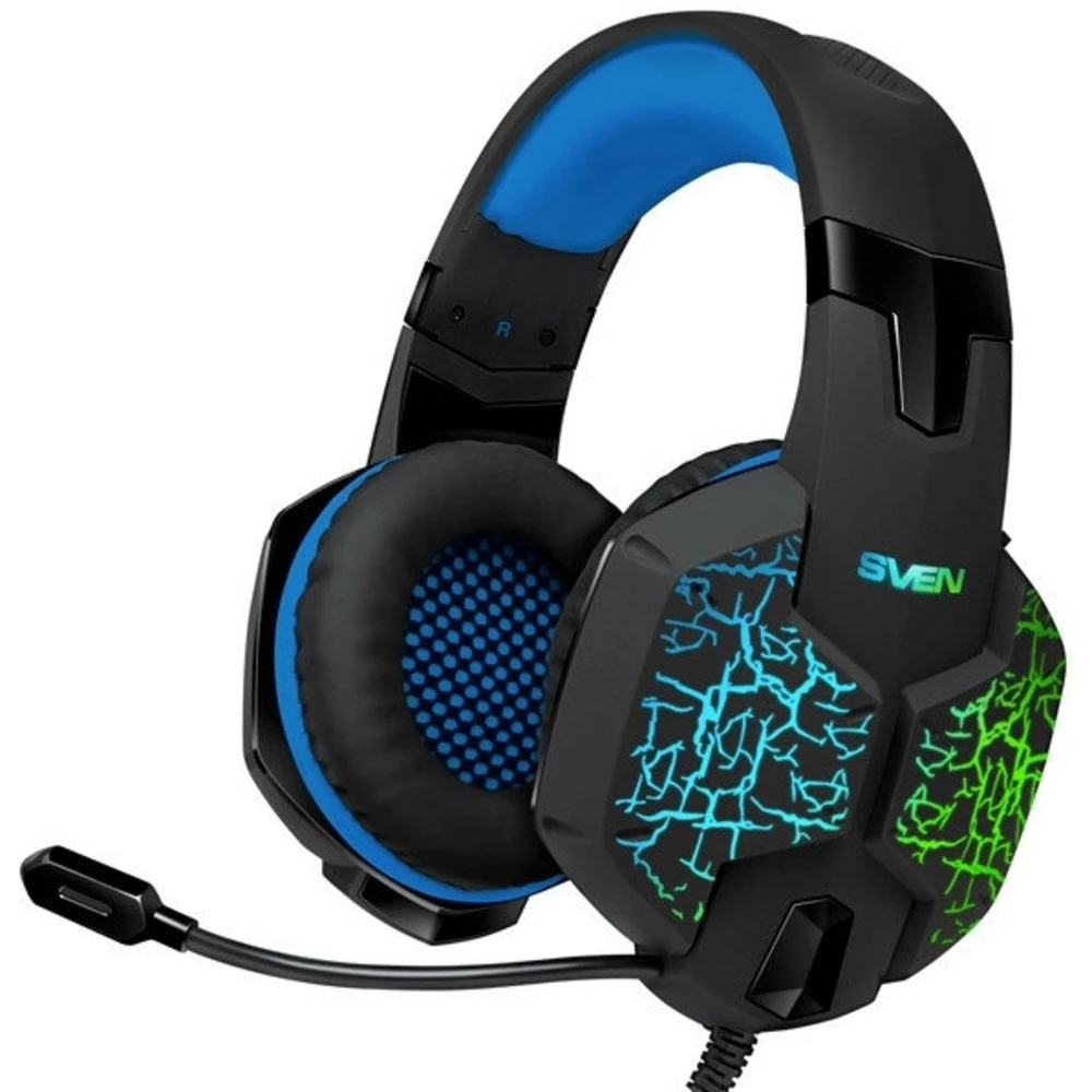 Гарнитура Sven AP-U980MV, Black-Blue — 5