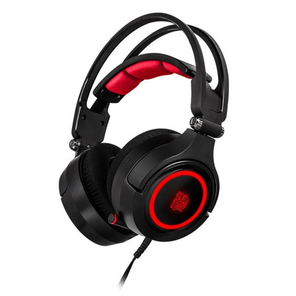 Гарнитура Thermaltake Tt eSports Cronos Riing RGB 7.1, Black-Red