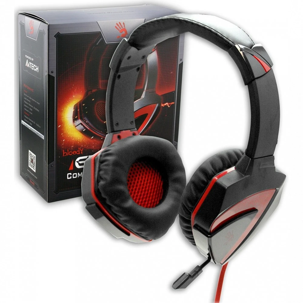 Гарнитура A4Tech Bloody G500, Black-Red — 4