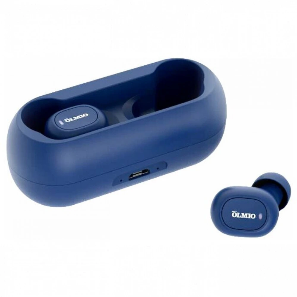 Bluetooth гарнитура OLMIO TWE-02, Blue
