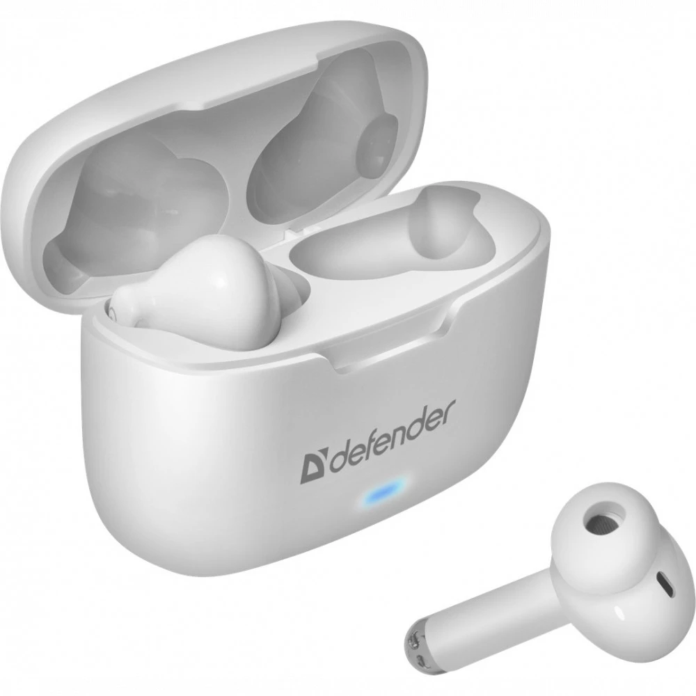Bluetooth гарнитура Defender Twins 903, White — 3