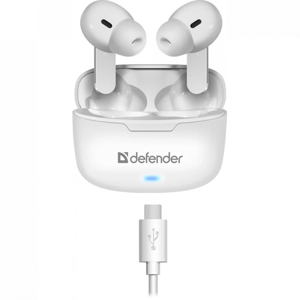 Bluetooth гарнитура Defender Twins 903, White — 5