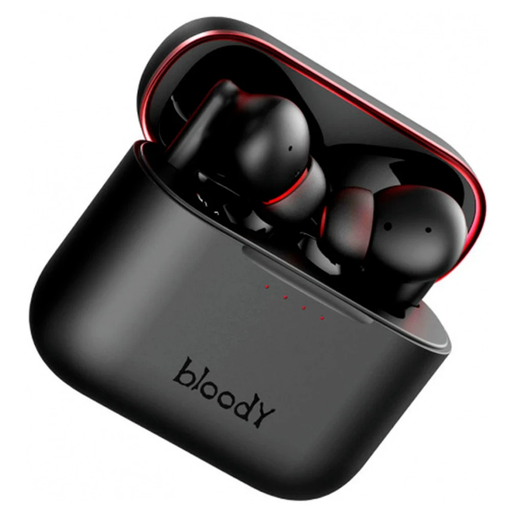 Bluetooth гарнитура A4Tech Bloody M90 TWS, Black-Red — 4