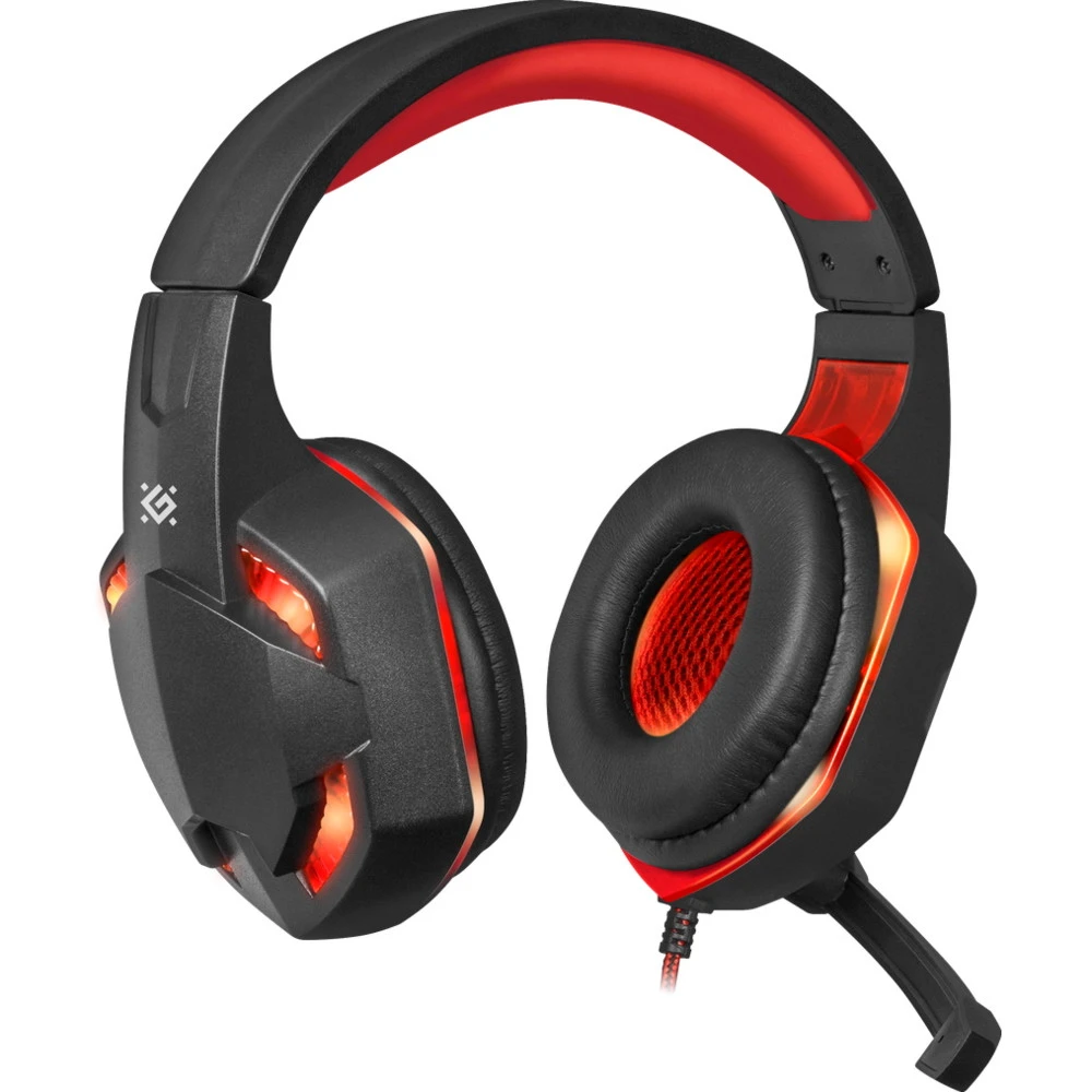 Гарнитура Defender Warhead G-370, Black-Red