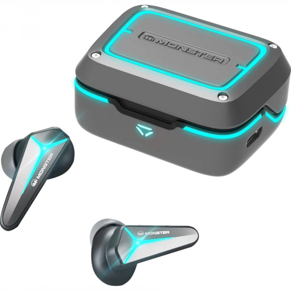 Bluetooth гарнитура Monster Mission V1 TWS, Grey — 2