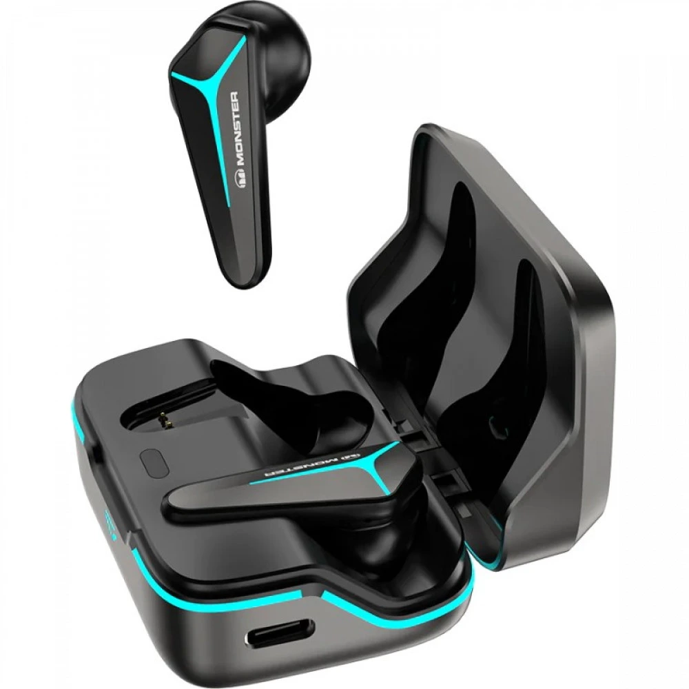 Bluetooth гарнитура Monster Mission V1 TWS, Grey — 4