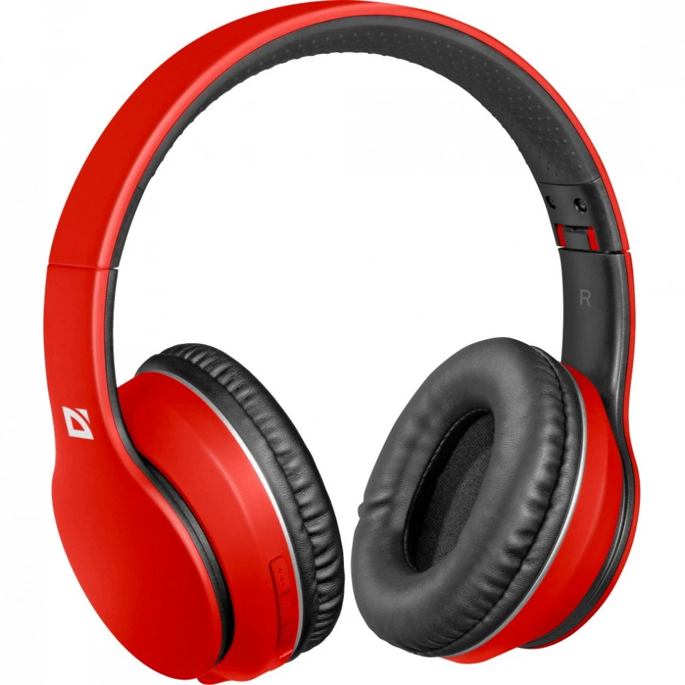 Bluetooth Гарнитура Defender FreeMotion B580, Red-Black — 2