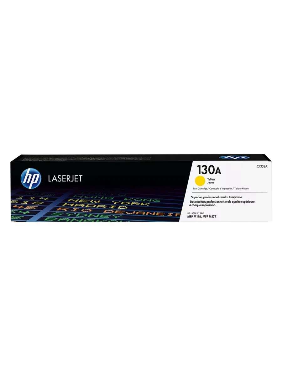 Картридж лазерный HP CF352A, желтый