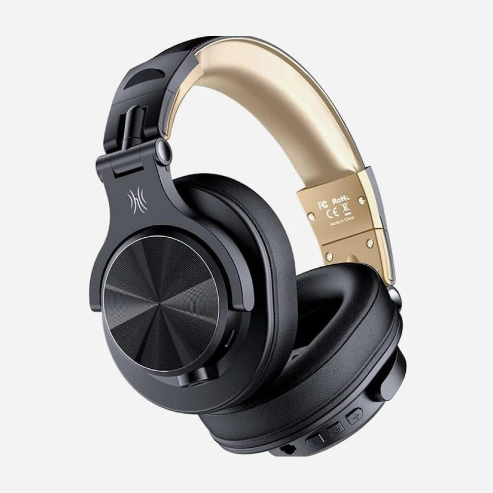 Bluetooth гарнитура OneOdio Fusion A70, Black-Gold
