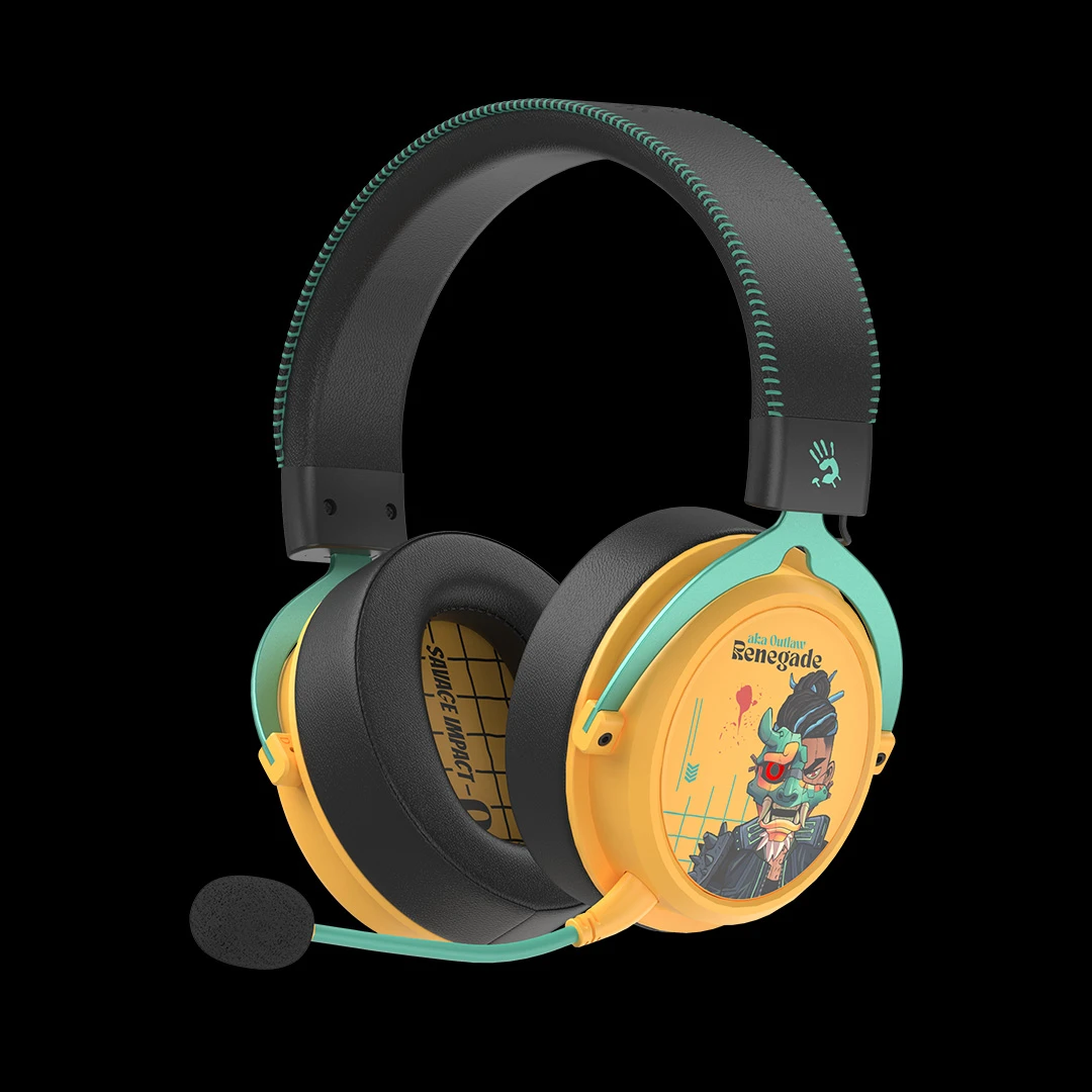 Bluetooth гарнитура A4Tech Bloody MR595 Renegade, Black Mindnight — 2