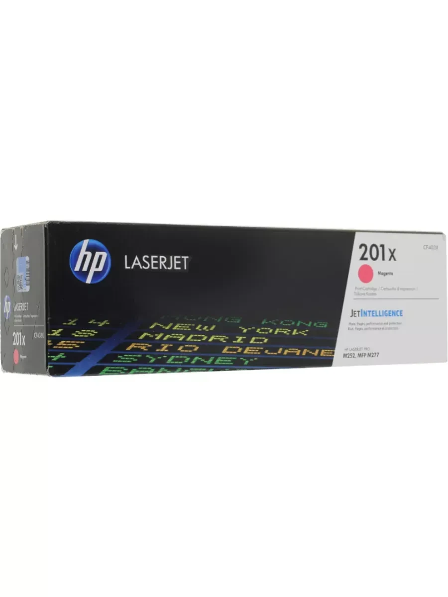 Картридж лазерный HP CF403X 201X, пурпурный