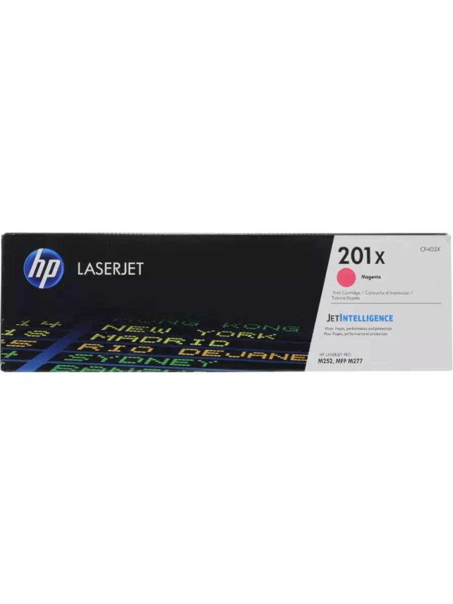 Картридж лазерный HP CF403X 201X, пурпурный — 2