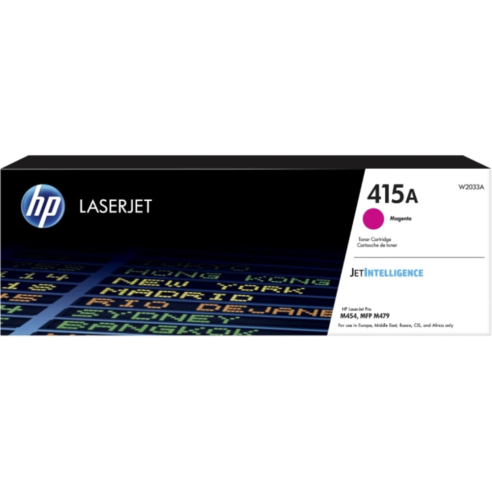 Картридж лазерный HP W2033A 415A, пурпурный — 2