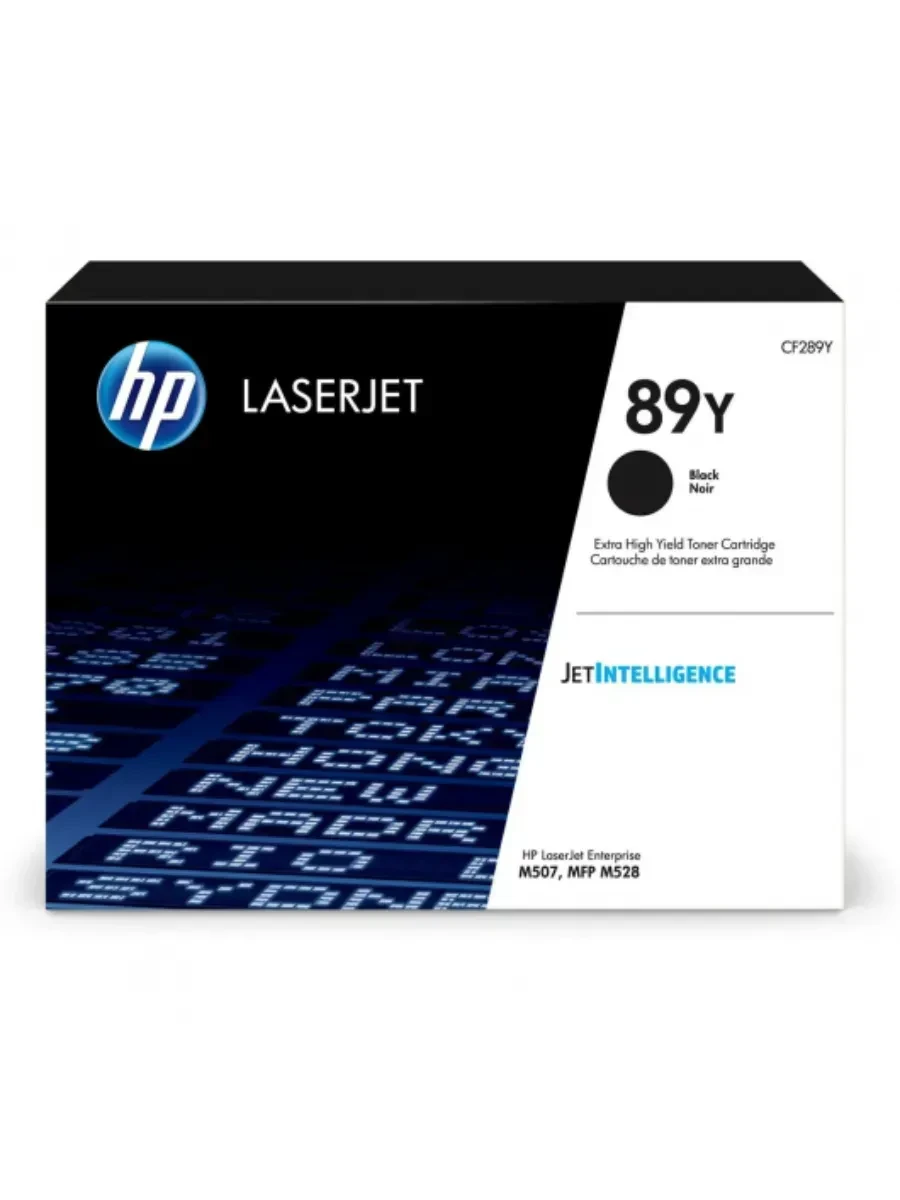 Картридж лазерный HP CF289Y 89Y, черный