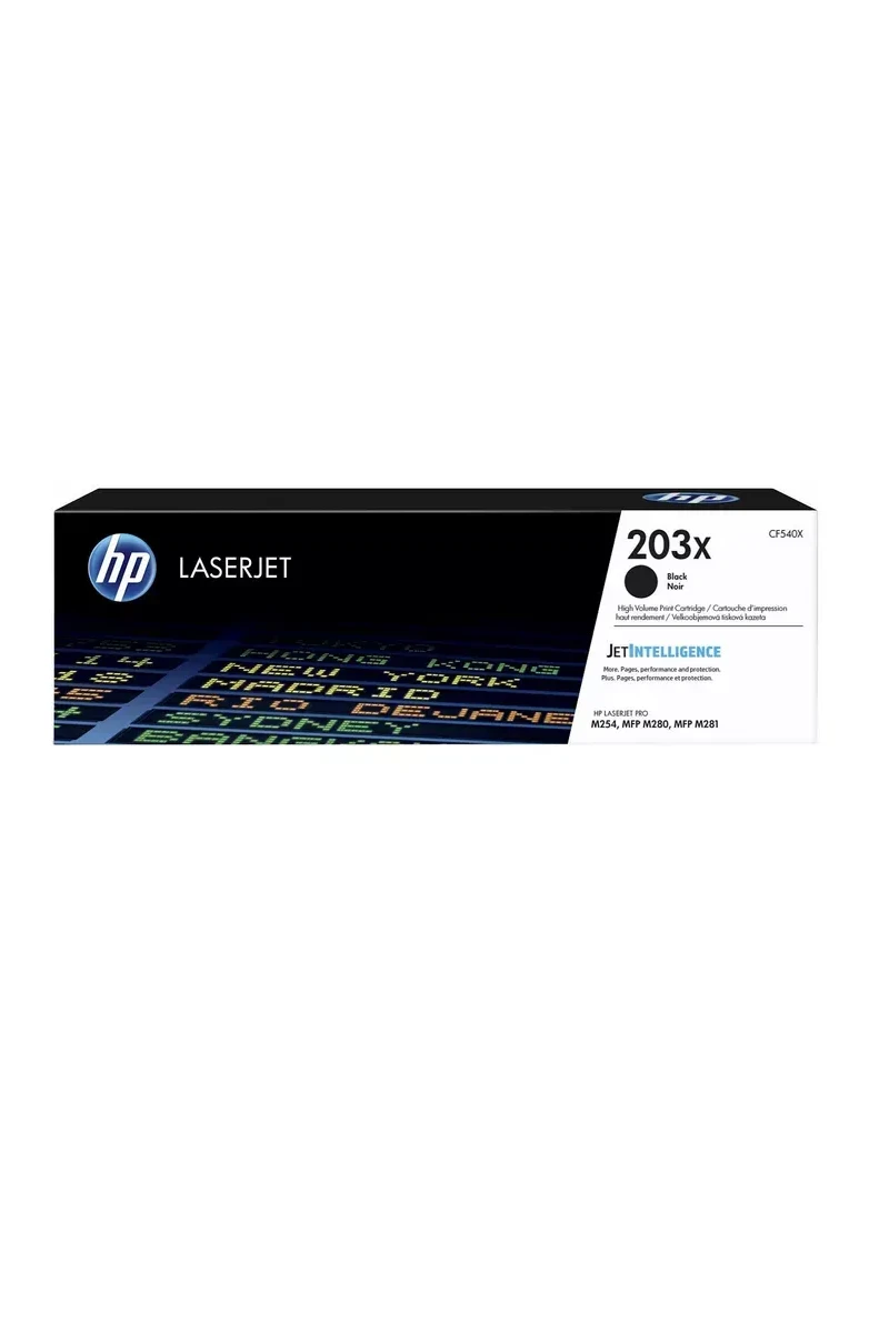Картридж лазерный HP CF540X 203X, черный