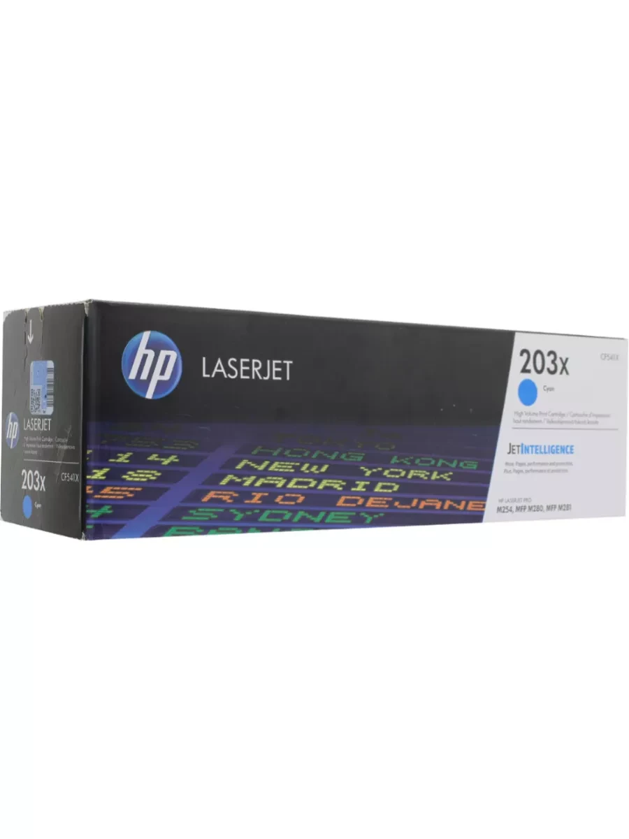 Картридж лазерный HP CF541X 203X, голубой — 2