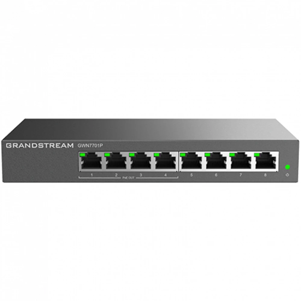 Коммутатор Grandstream GWN7701P 8 GbE PoE