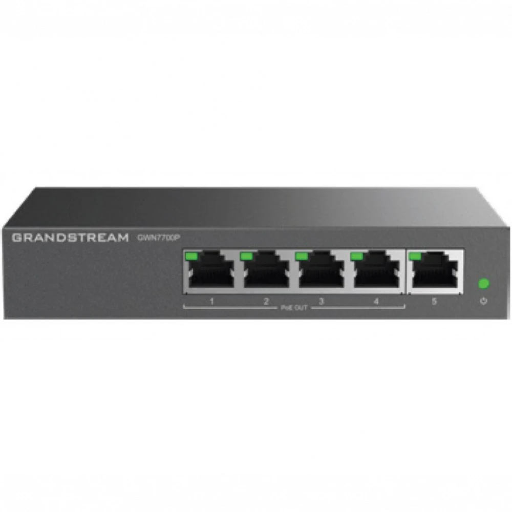 Коммутатор Grandstream GWN7700P 5 GbE PoE