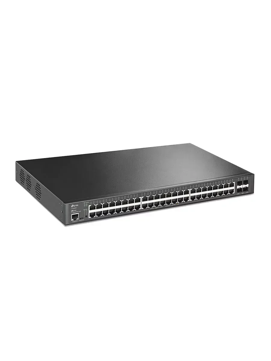 Коммутатор TP-Link TL-SG3452XP, L2+ управляемый, 48x1G PoE+ (500 Вт), 4x10G SFP+ — 3