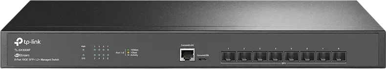 Коммутатор TP-Link SX3008F 8-port 10GE SFP+, управляемый