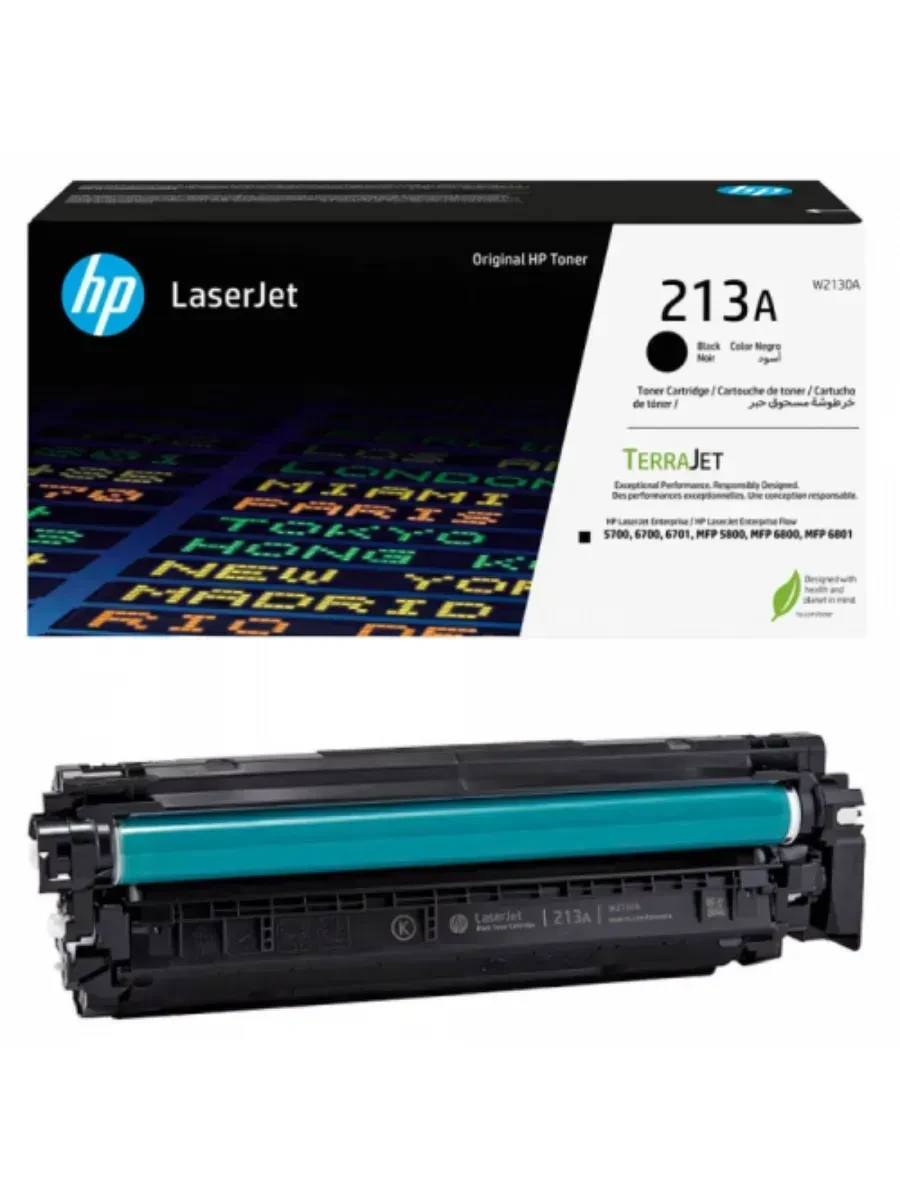 Картридж HP 213A W2130A Black, 3500стр