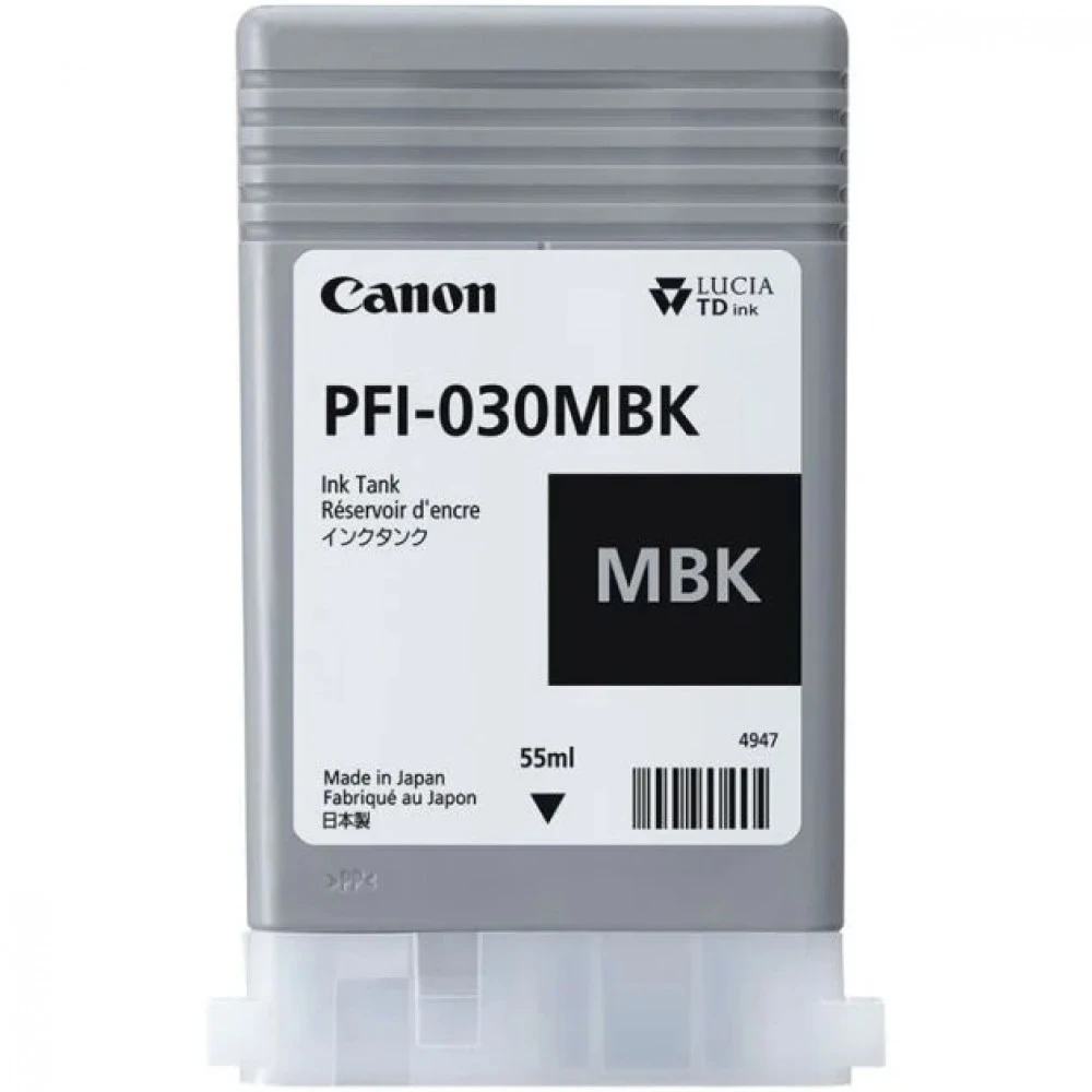 Картридж Canon PFI-030, матовый чёрный, 55 мл, для Designjet — 3