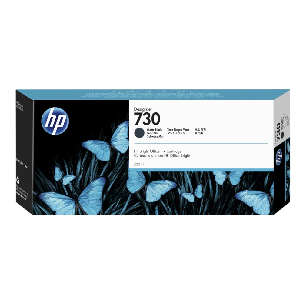 Картридж HP 730, матовый чёрный, 300 мл — 5