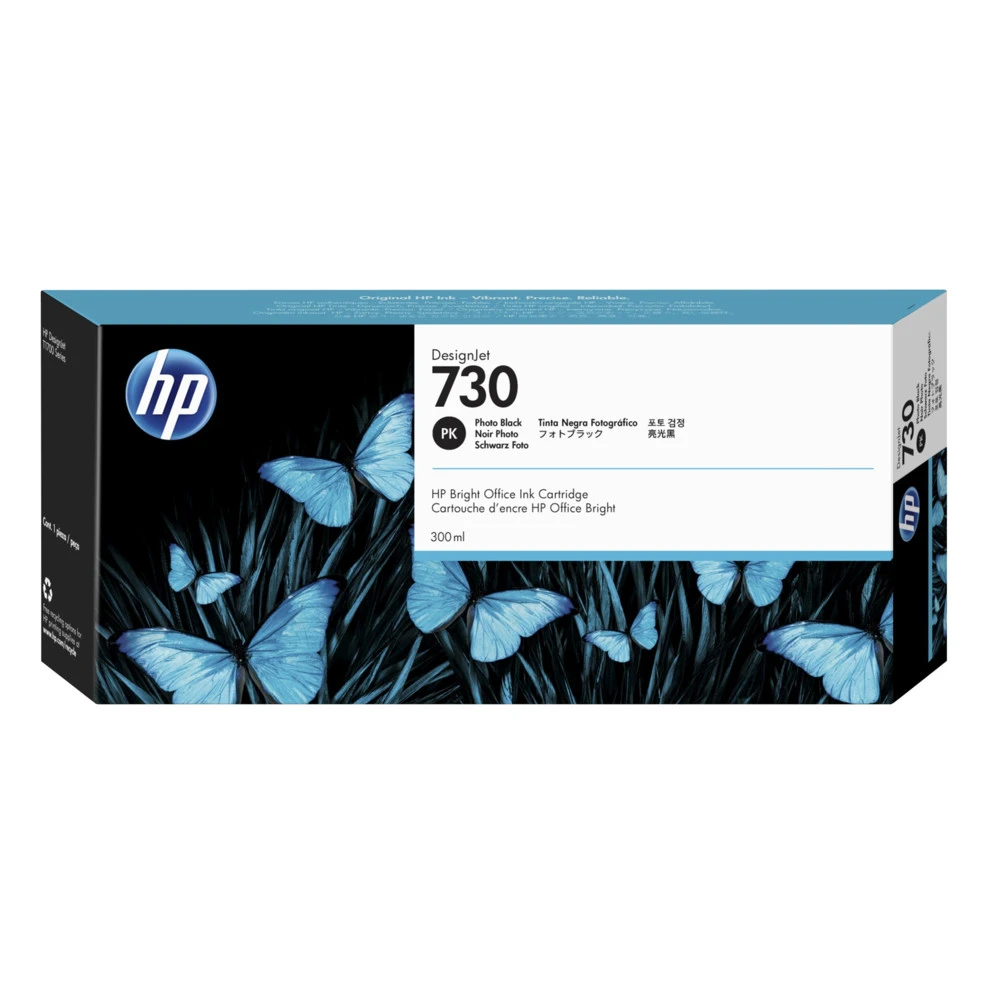 Картридж HP 730, фото чёрный, 300 мл — 5