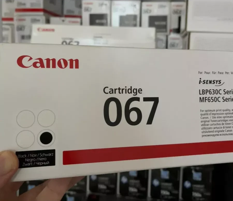 Картридж Canon 067, лазерный, чёрный